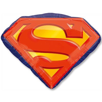 Шар фигура Супермен эмблема 1207-2764